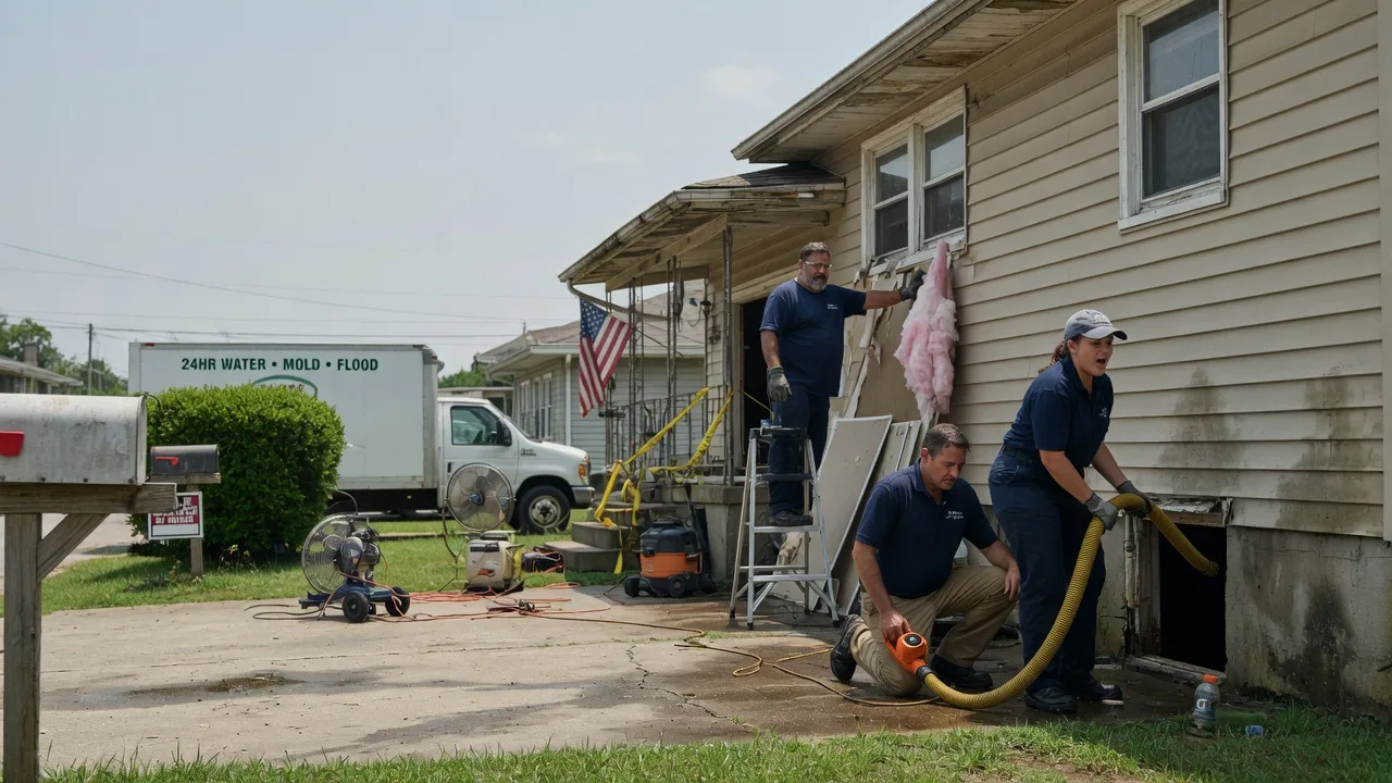 Water Damage Repair in North Carrollton, MS near me